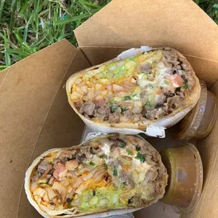 California burrito with asada