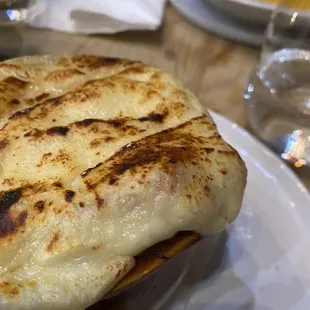 a plate of food on a table