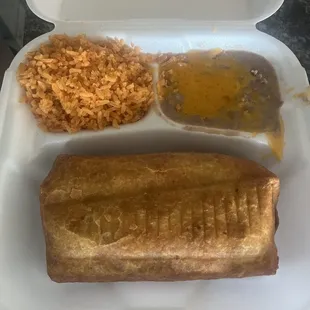 Chimichanga burrito