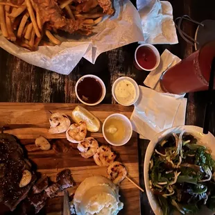 Surf and turf  Excellent meal