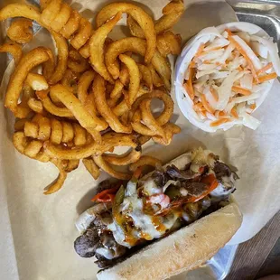 Korean Cheesesteak Sandwich