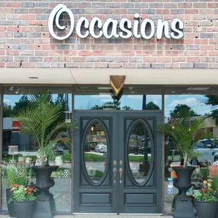 We have front door parking!