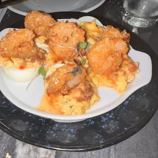 Shrimp deviled eggs 10/10 recommend