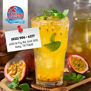 Indulge in our Passion Fruit Drink and we&apos;ll make it better. 
Let&apos;s put a smile on your face