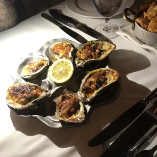 Oysters au Gratin