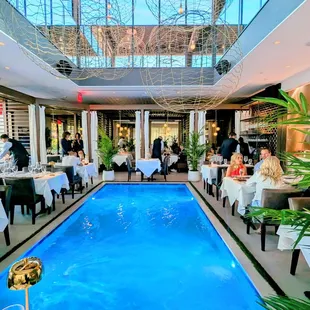 Interior with pool