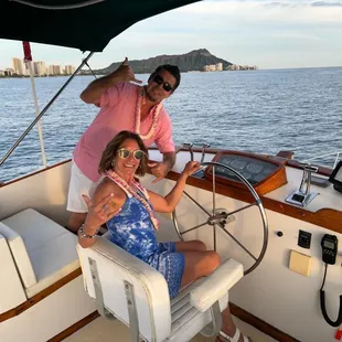 We had a great time on the boat!