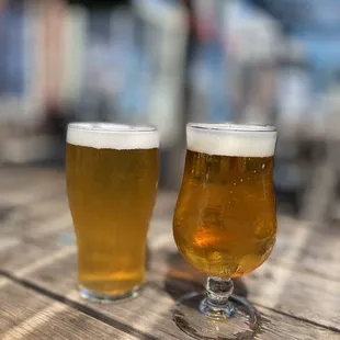 Hill 88 Double IPA and HenHouse Saison