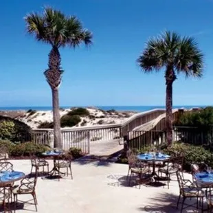 Outside seating!