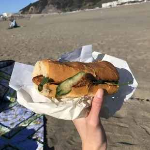 Tofu Banh Mi Sandwich