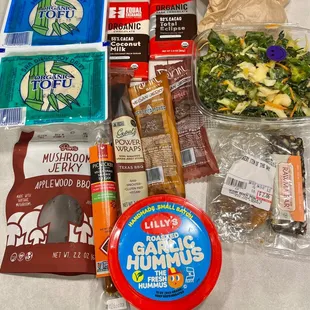 So many amazing vegan goods!!