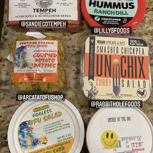 So many amazing vegan goods!!