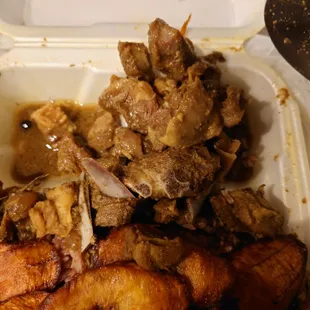 Before u buy curry goat here..ask &quot;is it thin or thick gravy tonight?&quot;. If its not thick, youll get flavorless and half assed $hit like this