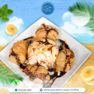 Craving a sweet treat with a twist? 
Dive into our Fried Banana &amp; Ice Cream, the perfect blend of warm and cold delights!
