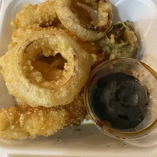 Shrimp Tempura. This also comes with tempura vegetables.