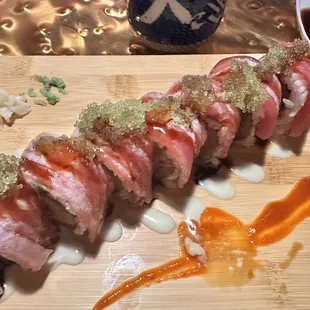 food, sushi and sashimi