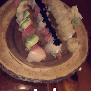 Super Crunchy Roll, Ocean Blue Roll,  What Ever Roll