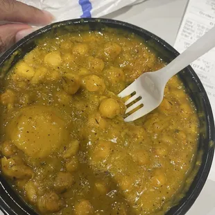 Curry chickpea&apos;s