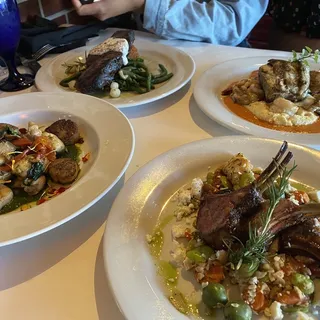Grilled Six Bone Rack of Lamb