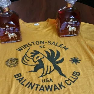 Some of the treasures you might find here (the bottles not the shirt)