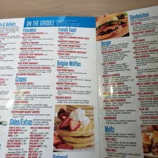 Very large menu