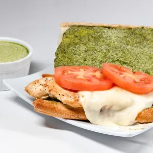 CHICKEN PESTO PANINI