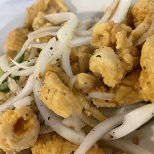 Salt and pepper squid