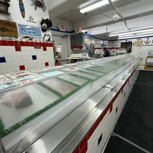 the inside of a restaurant