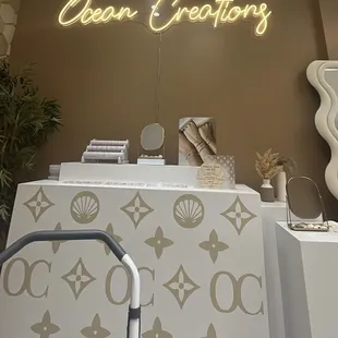 Permanent jewelry area