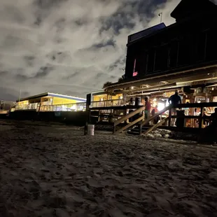I love that I can take my drink sit on the beach and still hear the band.