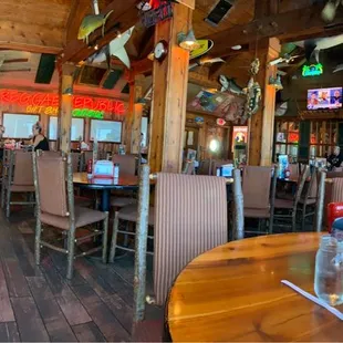 the inside of a restaurant