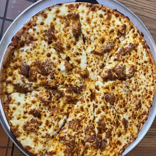 Buffalo chicken pizza