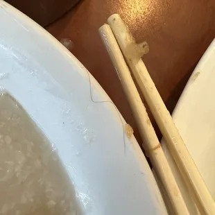 Hair found in food