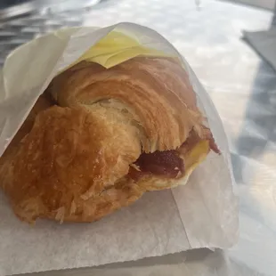 Bacon Egg and Cheese Croissant