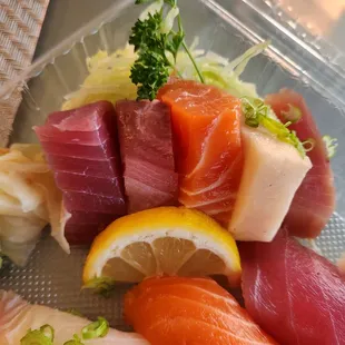 Ocean Fish Sushi &amp; Grill - Sushi Deluxe , sashimi