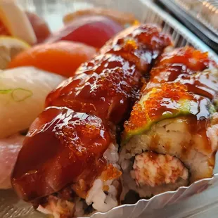 Ocean Fish Sushi &amp; Grill - Sushi Deluxe, Rainbow Roll