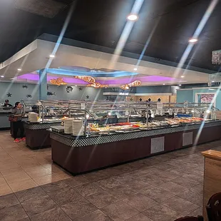 This is an overall view of the buffet area.  Photo taken October 21, 2024.