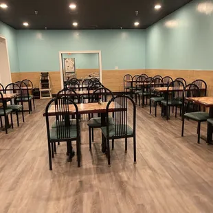 interior, bagels