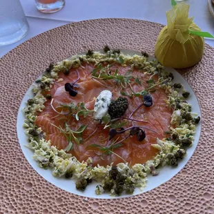 Salmon Carpaccio