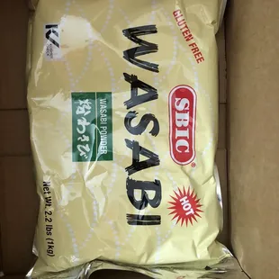 2lb bag of wasabi powder! Sushi essential