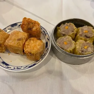 Shrimp Toast and Siu Mai