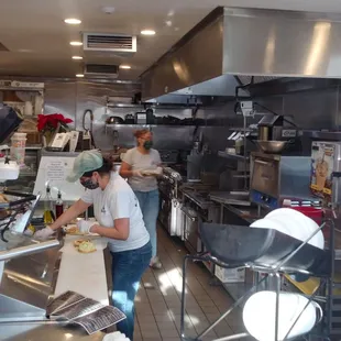 Deli workers