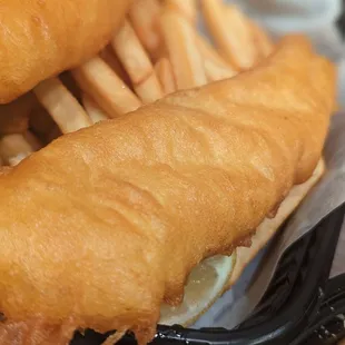 Perfectly breaded and fried.