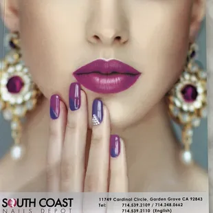 SMS , Ombré Nails, Acrylic Nails, Gel Nails and Design are  available