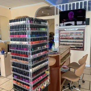 Thousands of OPI colors