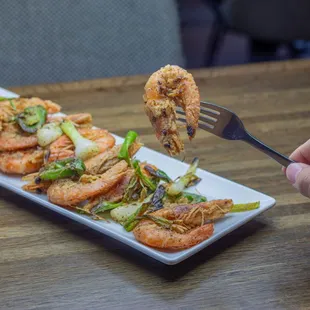 Crunchy Jalapeño Prawns