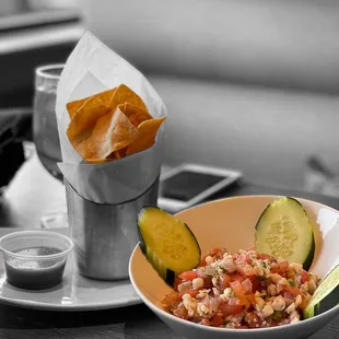 Shrimp ceviche @whaevaeats