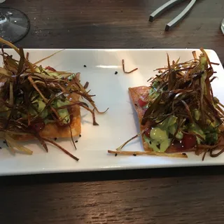Ahi Poke Tostada