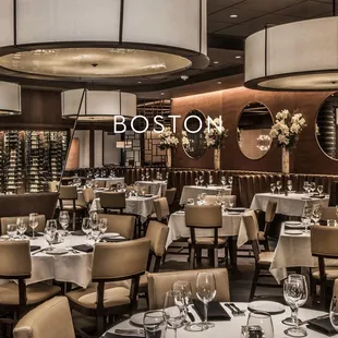 the dining room at boston