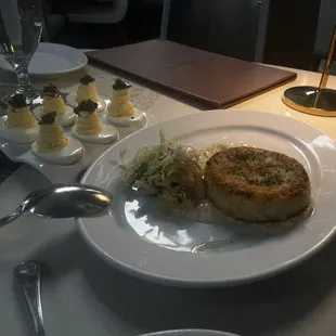 White Truffle Caviar Deviled Eggs